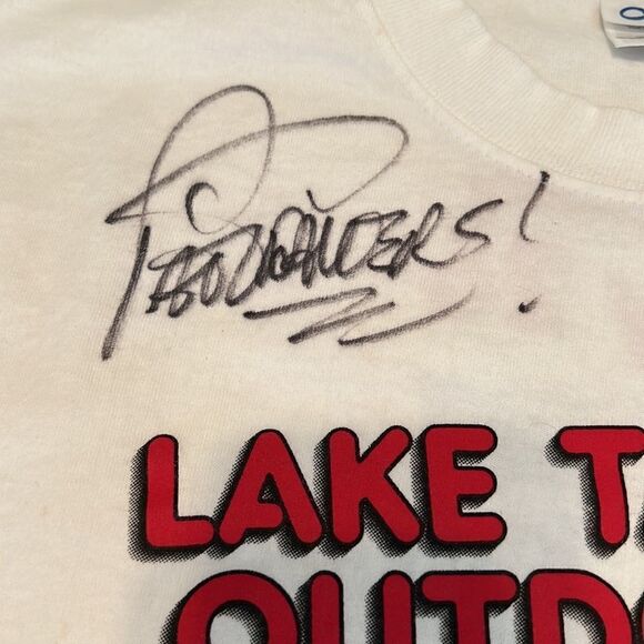 Vintage NWOT szXL authentic 2003  Pat Travers and Brian Howe autographed T-shirt - Picture 4 of 13